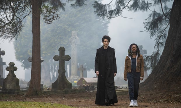 Tom Sturridge as Dream and Kyo Ra as Rose Walker in The Sandman.