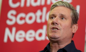 Sir Keir Starmer is in Scotland today.