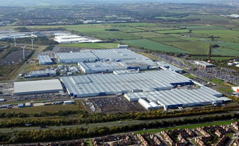 The Nissan Car Plant factory at Washington near Sunderland, UK.