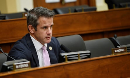 Adam Kinzinger during a House foreign affairs committee hearing.