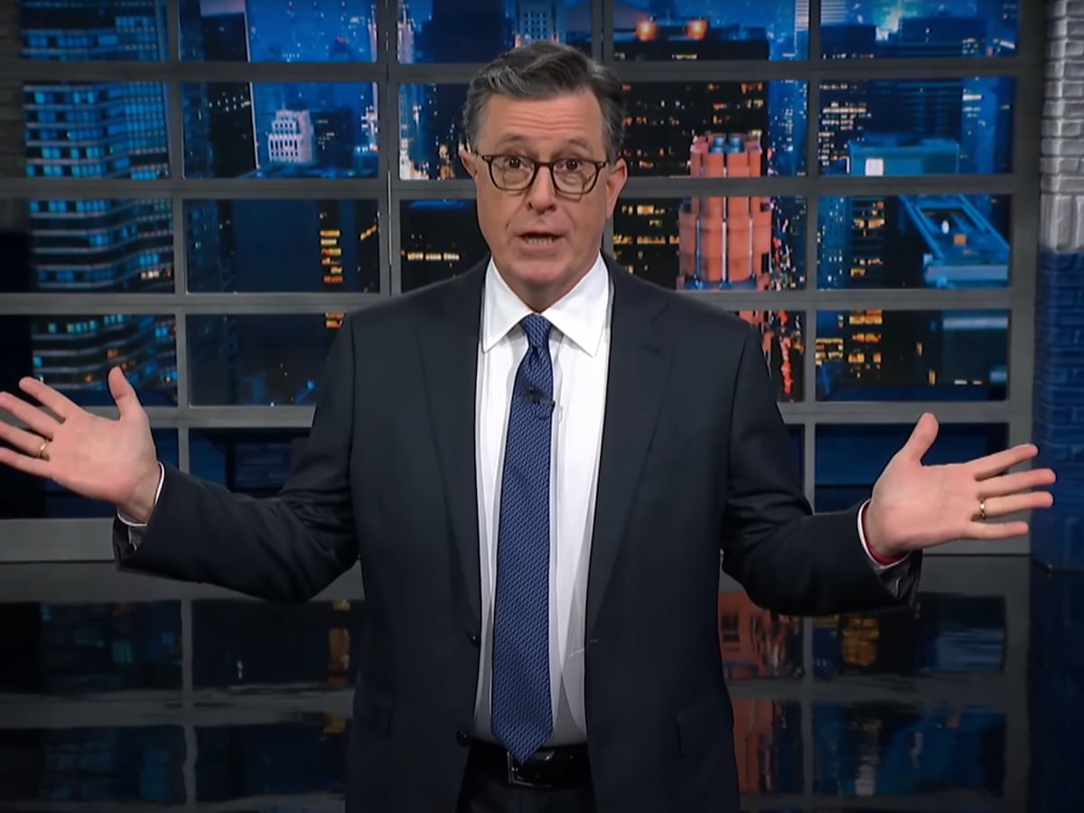 Stephen Colbert on Trump's 'weird' IVF rants: 'That's just upsetting' | Late-night TV roundup | The Guardian
