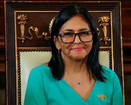 Delcy Rodríguez is sworn in as Venezuela’s interim president