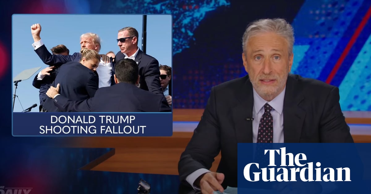 Jon Stewart sobre intento de asesinato de Trump: ‘Esquivamos una catástrofe’ | Resumen de programas de televisión nocturnos Jon Stewart sobre intento de asesinato de Trump: ‘Esquivamos una catástrofe’ | Resumen de programas de televisión nocturnos