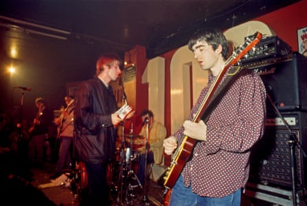 Oasis at the 100 Club on 24 March 1994.