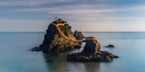 Meoto Iwa, sacred 'wedded' rocks off the coast of Japan