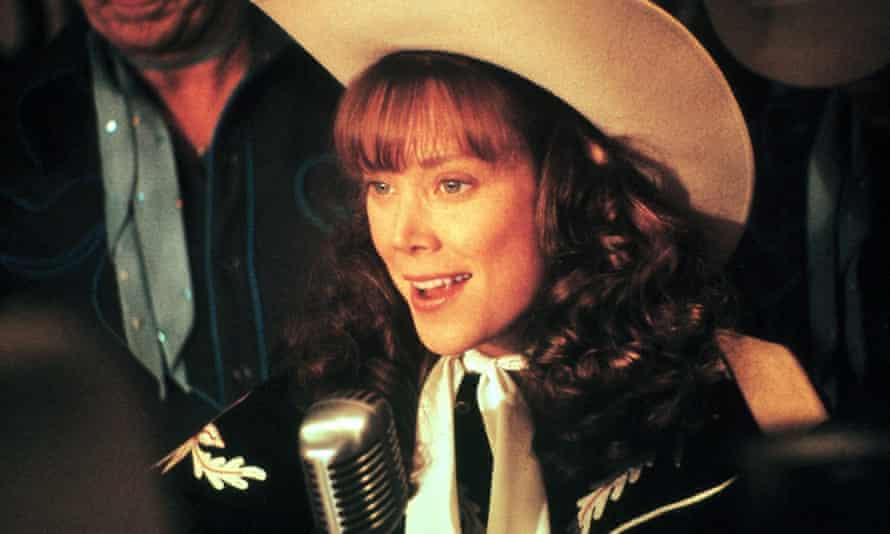 Sissy Spacek in Coal Miner's Daughter, 1980, directed by Michael Apted.  Many of her feature films focused on female achievement.