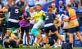 Darcy Graham and Cheslin Kolbe grapple with each other