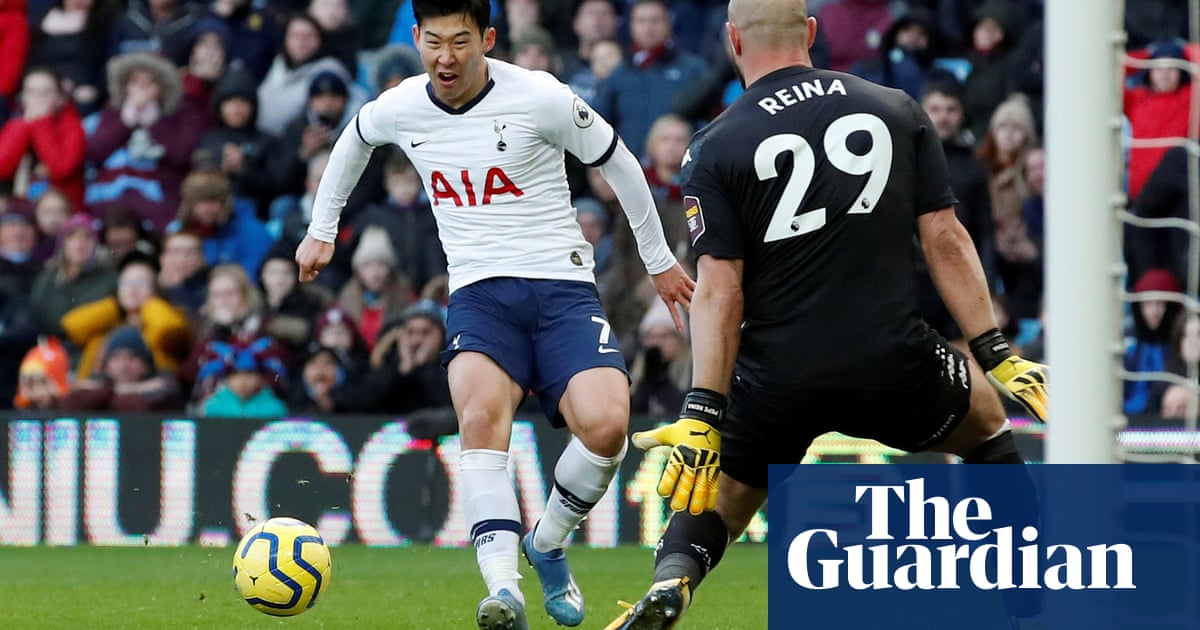 Tottenham go fifth as Son Heung-min punishes late Aston Villa error