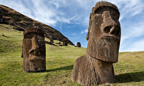 Easter Island moai.