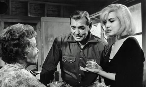 Marilyn Monroe with Thelma Ritter and Clark Gable in The Misfits, 1961.