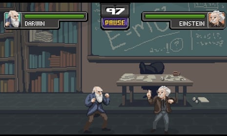 Science Kombat: an homage to fighter games of yesteryear, with added science. 