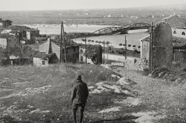 Sacred bridge, Gorizia, destroyed during the first world war