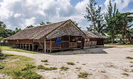 Rungus longhouse at the Tip of Borneo.