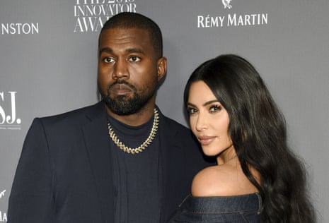 Ye (né Kanye West) and Kim Kardashian on 6 November 2019.