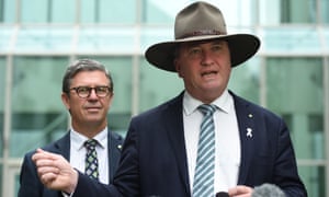 Nationals MP David Gillespie and Barnaby Joyce