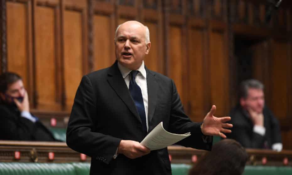Sir Iain Duncan Smith described the government’s actions as ‘cynical to the extreme’.