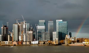 Canary Wharf in London’s Docklands
