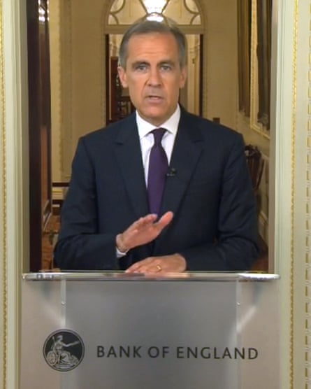 Mark Carney addresses the country after the UK’s Brexit vote.