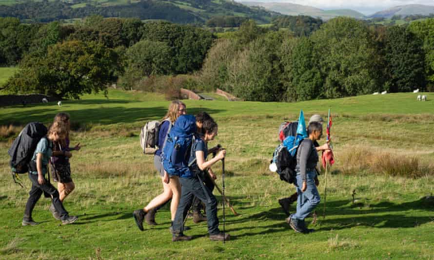 Camino to Cop26 walkers