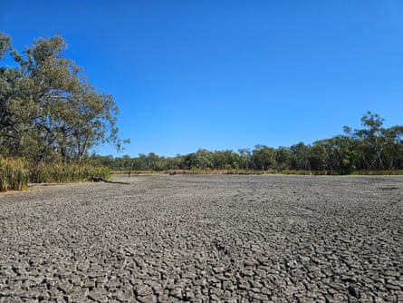 Dried up wetlands