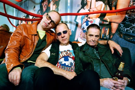 MC5 in London – from left to right: Wayne Kramer, Dennis Thompson and Michael Davis.