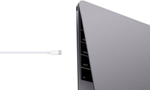 Apple MacBook and its USB-C charging cable
