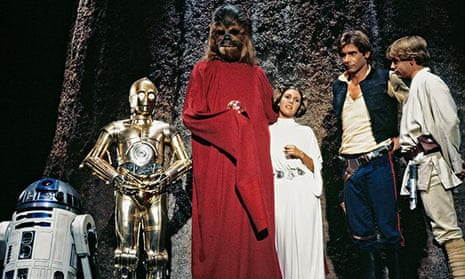 Well, this isn’t awkward at all … the gang’s all here in the Star Wars Holiday Special