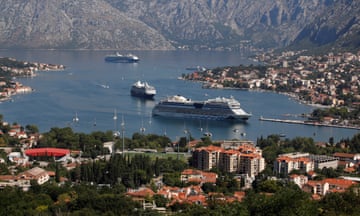 Cruise ships in Kotor, Montenegro