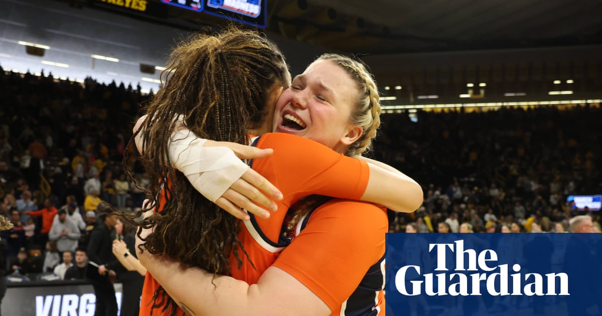 Women’s NCAA Tournament: Kymora Johnson soars as Virginia shock No 2 Iowa in double OT