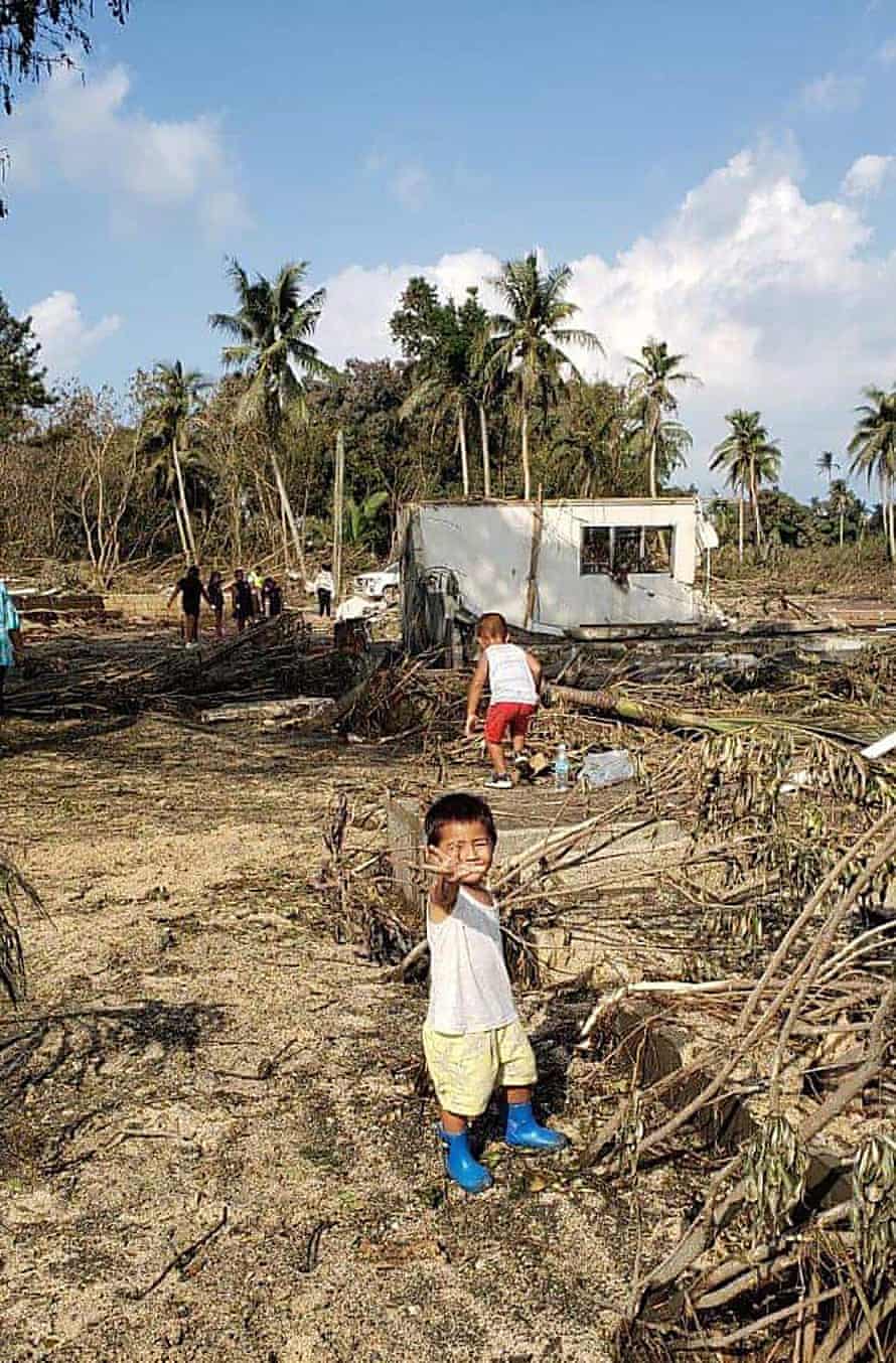 New photos show Tonga tsunami devastation as some phone lines restored | Tonga volcano 1 1500