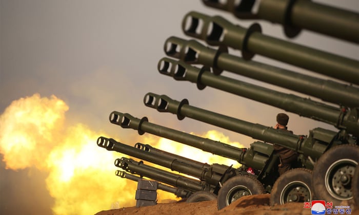 Russia buying millions of rockets and shells from North Korea, US intelligence says | Russia | The Guardian