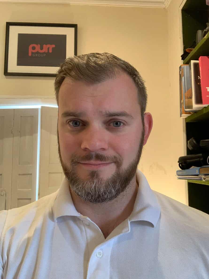 Nick Ellison, 33, is happy to give up a bricks and mortar office for good.