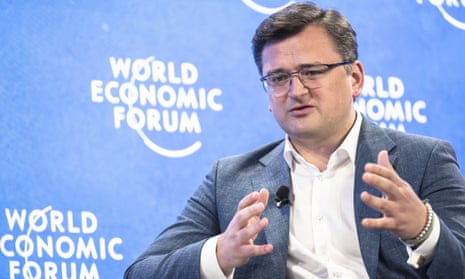 Dmytro Kuleba, Minister of Foreign Affairs of Ukraine at the World Economic Forum, WEF, in Davos, Switzerland.