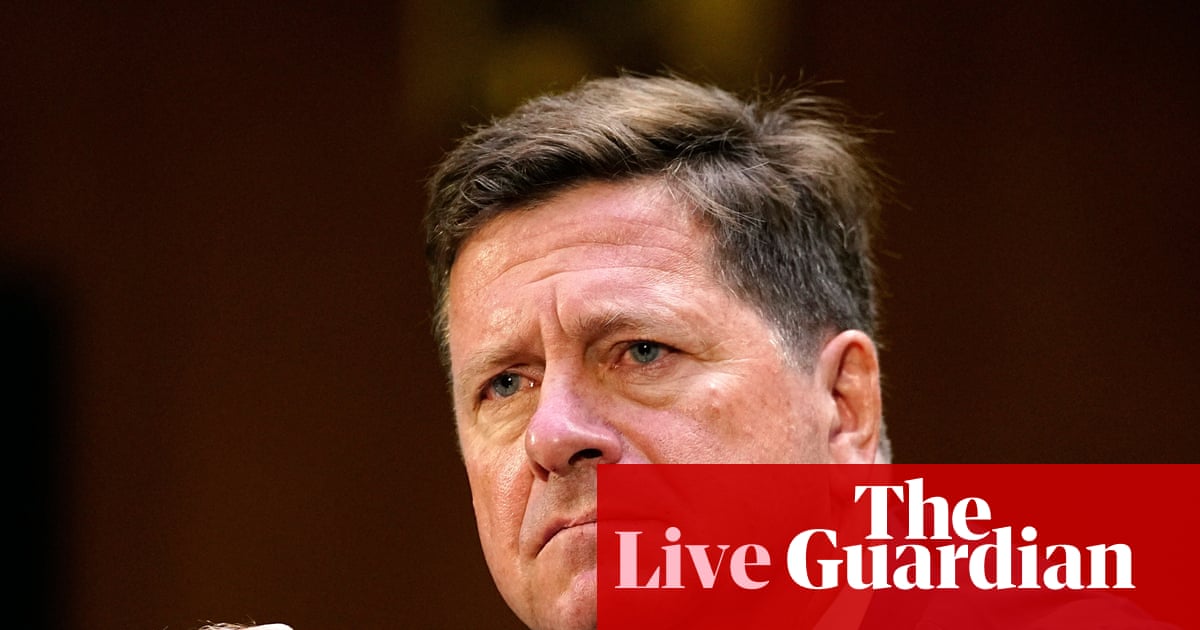 Senate to begin voting on Trump intelligence nominee Jay Clayton – US politics live
