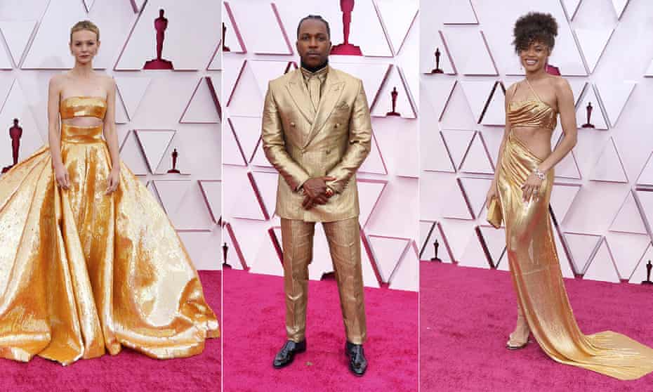 Oscars Fashion Trends Midriffs And Statement Tuxedos Catch Up With Gen Z Style Fashion The Guardian Oscars 2022 Poltical Fashion