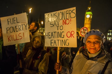 A People’s Assembly protest about energy bills in 2013.