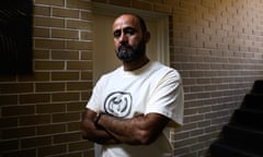 Iraqi refugee Nahi Al Sharify outside his home in Sydney