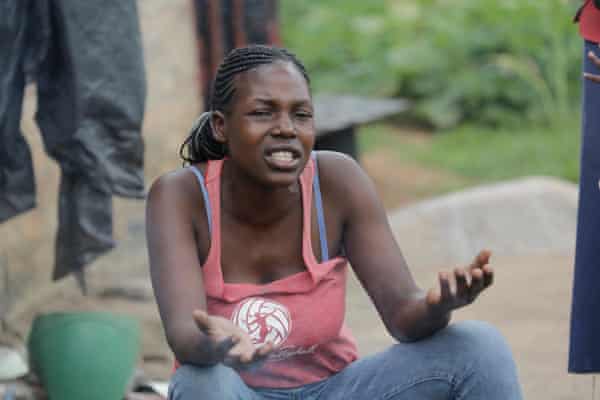 Natasha Tafirenyika, one of the many residents of Hopley suffering hardship under lockdown.