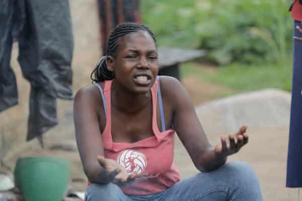 Natasha Tafirenyika, one of the many residents of Hopley suffering hardship under lockdown.