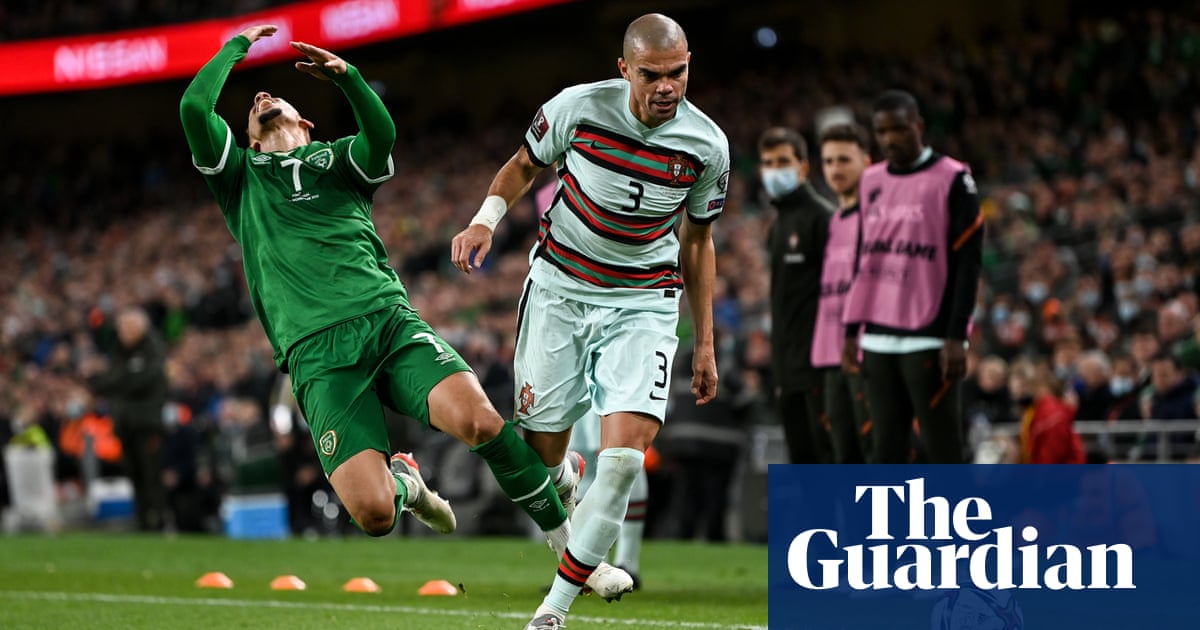 Republic of Ireland impress with draw as Portugal’s Pepe is sent off