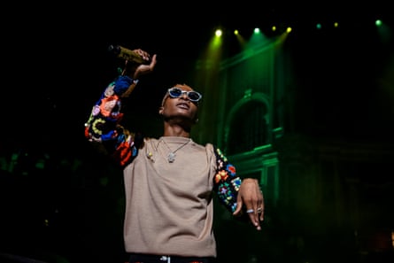 Wizkid at the Royal Albert Hall in 2017.