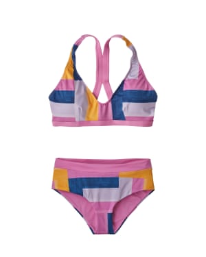Patagonia bikini top, £50 and bottoms, £55