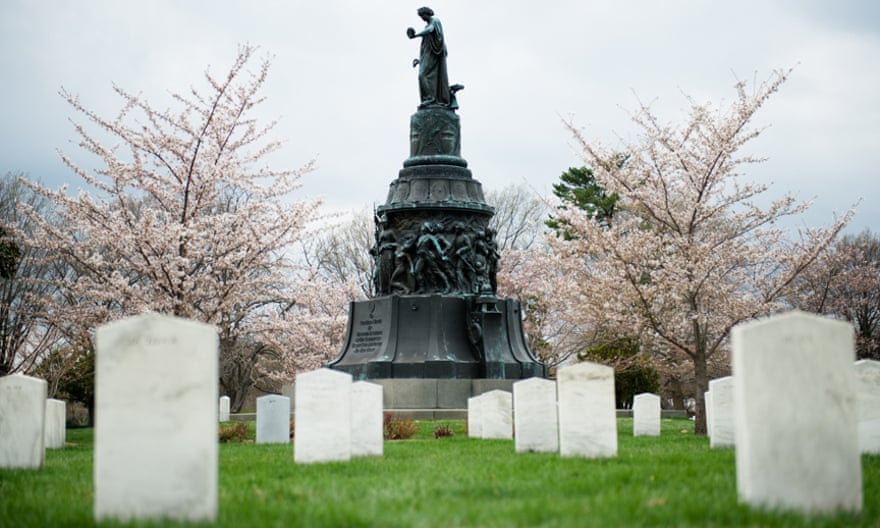 The Confederate Monument at Arlington National Cemetery.