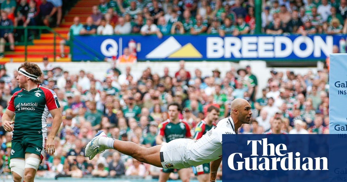 Olly Woodburn double stuns Leicester as Exeter end Tigers’ unbeaten run at home