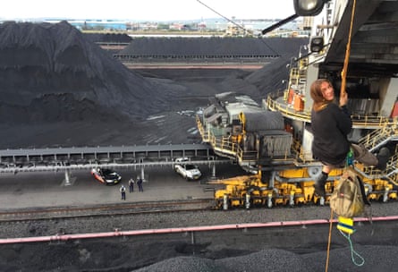 The export of coal at the Port of Newcastle was brought to a standstill on Wednesday.