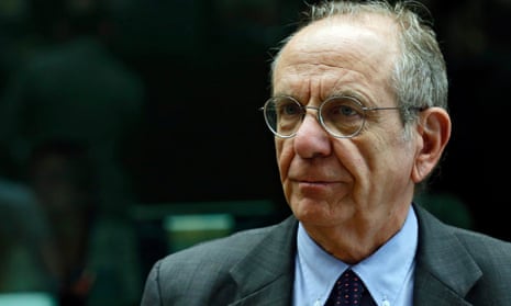 Italian finance minister Pier Carlo Padoan