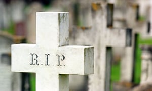 A cross in a graveyard