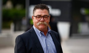 Cricket referee and former Australian cricketer David Boon arrives at the MCG