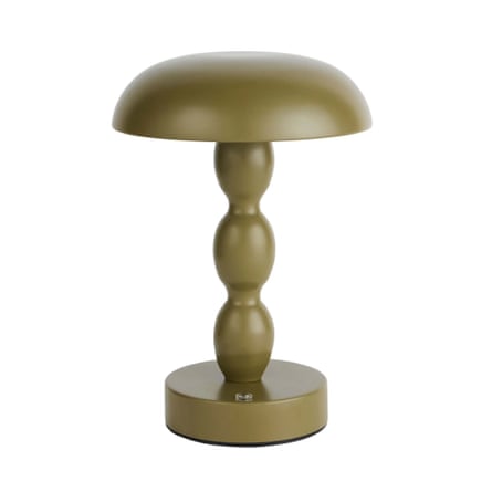 Dusk bobbin rechargeable lamp