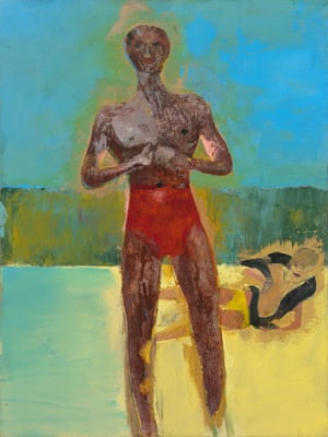 The Bather, 2017 by Peter Doig.